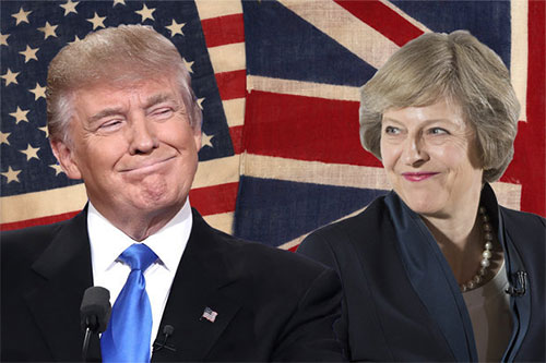 Theresa May se coloca más cerca de Donald Trump